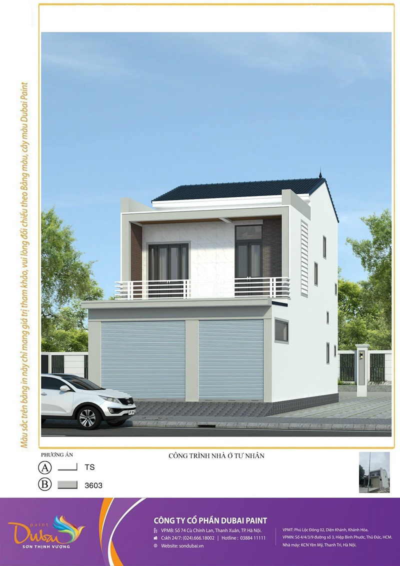 Công trình nhà anh Hải Hoài Đức Hà Nội 